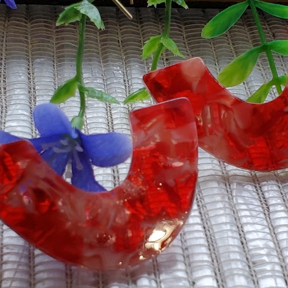 New fashion Wire Statement Acrylic Earrings - Picture 15 of 17